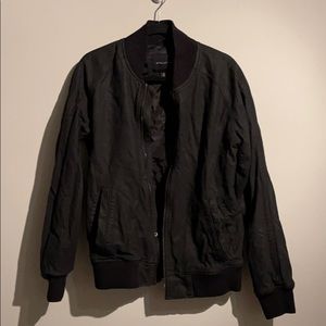 Structure bomber jacket
